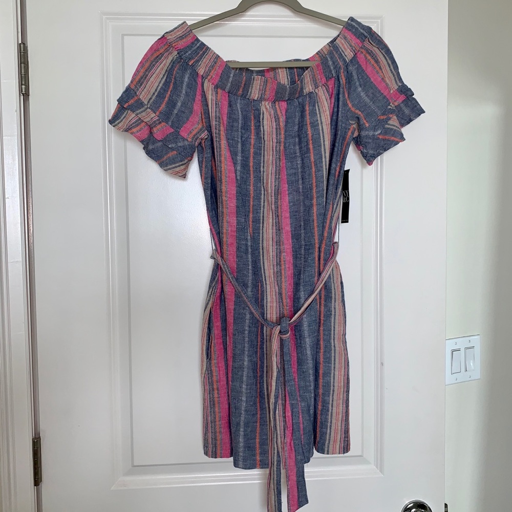 NY & Co. boho off the shoulder dress
